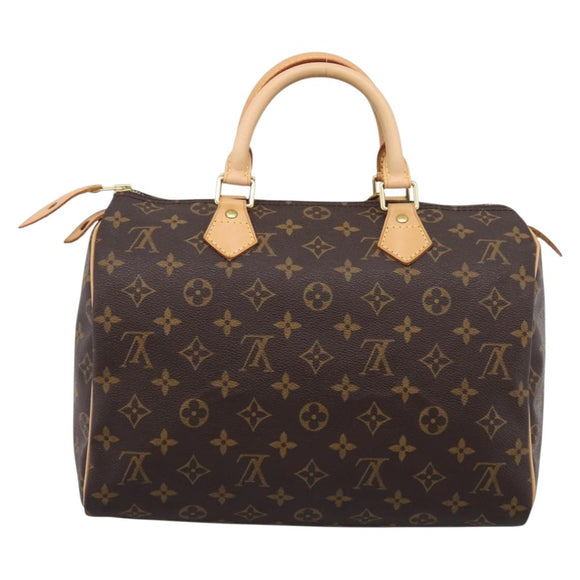 LOUIS VUITTON Monogram Speedy 30 Hand Bag M41526 LV Auth am12367V