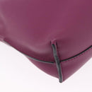 LOEWE x Ghibli Aogaeru Flamenco Clutch Mini Leather Purple Green Auth am12369SM-15
