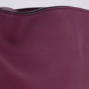 LOEWE x Ghibli Aogaeru Flamenco Clutch Mini Leather Purple Green Auth am12369SM-3