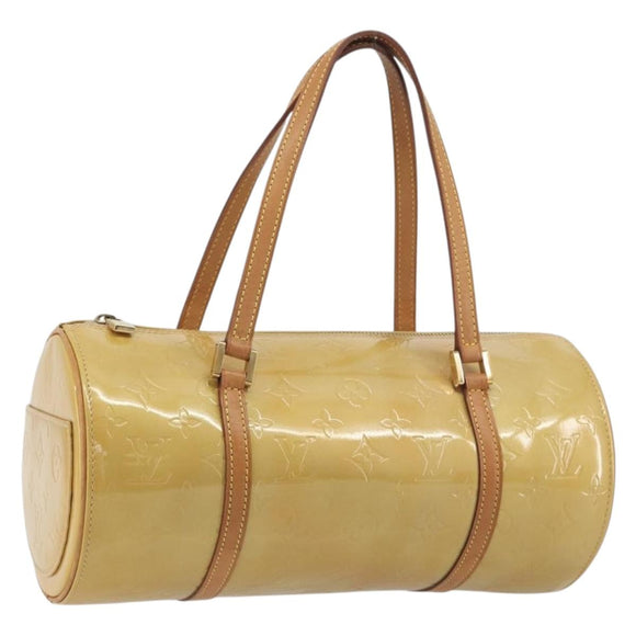 LOUIS VUITTON Monogram Vernis Bedford Hand Bag Beige M91006 LV Auth am12370V
