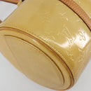 LOUIS VUITTON Monogram Vernis Bedford Hand Bag Beige M91006 LV Auth am12370V-11