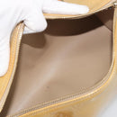 LOUIS VUITTON Monogram Vernis Bedford Hand Bag Beige M91006 LV Auth am12370V-17
