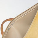 LOUIS VUITTON Monogram Vernis Bedford Hand Bag Beige M91006 LV Auth am12370V-20