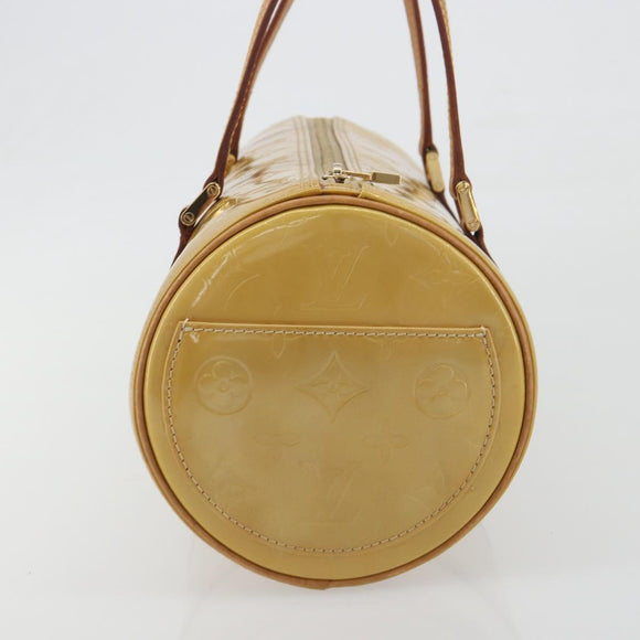 LOUIS VUITTON Monogram Vernis Bedford Hand Bag Beige M91006 LV Auth am12370V