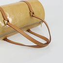 LOUIS VUITTON Monogram Vernis Bedford Hand Bag Beige M91006 LV Auth am12370V-7