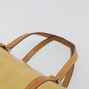 LOUIS VUITTON Monogram Vernis Bedford Hand Bag Beige M91006 LV Auth am12370V-8