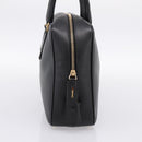 PRADA Hand Bag Saffiano Black Gold Tone Auth am12372SAM-3