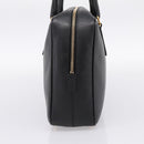 PRADA Hand Bag Saffiano Black Gold Tone Auth am12372SAM-4