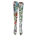GUCCI x BALENCIAGA The Hacker Project Floral Long Heels Canvas Auth am12373SAM-2