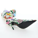 GUCCI x BALENCIAGA The Hacker Project Floral Long Heels Canvas Auth am12373SAM-21