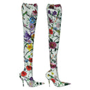 GUCCI x BALENCIAGA The Hacker Project Floral Long Heels Canvas Auth am12373SAM-5