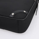 BURBERRY Nova Check Shoulder Bag Canvas Black Beige Auth am12376V-14