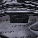 BURBERRY Nova Check Shoulder Bag Canvas Black Beige Auth am12376V-11
