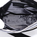 BURBERRY Nova Check Shoulder Bag Canvas Black Beige Auth am12376V-12
