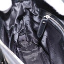 BURBERRY Nova Check Shoulder Bag Canvas Black Beige Auth am12376V-18