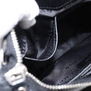 BURBERRY Nova Check Shoulder Bag Canvas Black Beige Auth am12376V-21