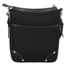 BURBERRY Nova Check Shoulder Bag Canvas Black Beige Auth am12376V-2