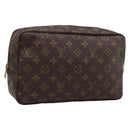 LOUIS VUITTON Monogram Trousse Toilette 28 Clutch Bag M47522 LV Auth am12377A-1