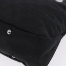 GUCCI GG Canvas Hand Bag Black Silver 131329 Auth am12380V-17