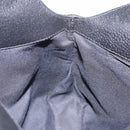 GUCCI GG Canvas Hand Bag Black Silver 131329 Auth am12380V-20