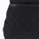 GUCCI GG Canvas Hand Bag Black Silver 131329 Auth am12380V-2