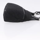 GUCCI GG Canvas Hand Bag Black Silver 131329 Auth am12380V-4