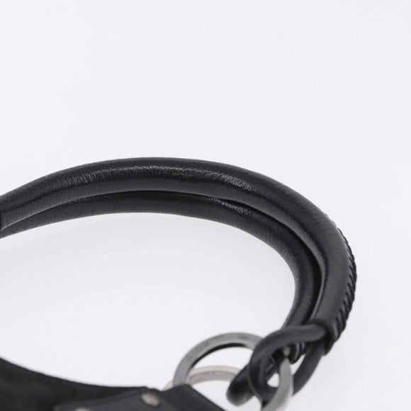 GUCCI GG Canvas Hand Bag Black Silver 131329 Auth am12380V