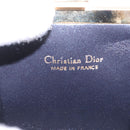 Christian Dior Trotter Canvas Coin Purse Navy Gold Auth am12381V-13