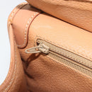 CELINE Macadam Canvas Hand Bag PVC Leather Brown Gold Auth am12382A-19