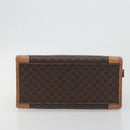 CELINE Macadam Canvas Hand Bag PVC Leather Brown Gold Auth am12382A-5