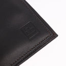 FENDI Zucca Canvas Compact Trifold Wallet Black Brown Auth am12383V-18