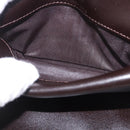 FENDI Zucca Canvas Compact Trifold Wallet Black Brown Auth am12383V-19