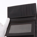 FENDI Zucca Canvas Compact Trifold Wallet Black Brown Auth am12383V-9