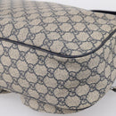 GUCCI GG Supreme Shoulder Bag PVC Navy Silver 246881 Auth am12385A-12