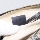 GUCCI GG Supreme Shoulder Bag PVC Navy Silver 246881 Auth am12385A-21