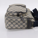 GUCCI GG Supreme Shoulder Bag PVC Navy Silver 246881 Auth am12385A-5