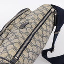 GUCCI GG Supreme Shoulder Bag PVC Navy Silver 246881 Auth am12385A-6