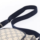 GUCCI GG Supreme Shoulder Bag PVC Navy Silver 246881 Auth am12385A-8
