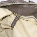 Chloe Paddington Hand Bag Leather Gray Silver Auth am12387V-23