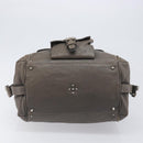 Chloe Paddington Hand Bag Leather Gray Silver Auth am12387V-5