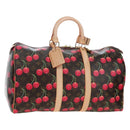 LOUIS VUITTON Monogram Cherry Keepall 45 Boston Bag M95011 LV Auth am12388SM-1