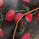 LOUIS VUITTON Monogram Cherry Keepall 45 Boston Bag M95011 LV Auth am12388SM-16