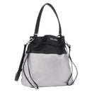 Miu Miu Shoulder Bag Leather Silver R1129C Auth am12389A-1