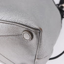 Miu Miu Shoulder Bag Leather Silver R1129C Auth am12389A-16