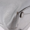 Miu Miu Shoulder Bag Leather Silver R1129C Auth am12389A-17
