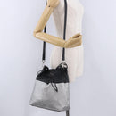 Miu Miu Shoulder Bag Leather Silver R1129C Auth am12389A-29