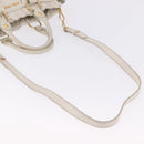 Miu Miu Hand Bag Leather 2way White Gold RT0383 Auth am12391V-10