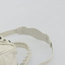 BALENCIAGA The box Hand Bag Leather 2way White 145694 Auth am12395V-14