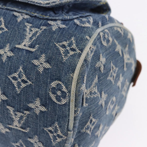 LOUIS VUITTON Monogram Denim Neo Speedy Hand Bag Blue M95019 LV Auth am12396SAM