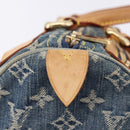 LOUIS VUITTON Monogram Denim Neo Speedy Hand Bag Blue M95019 LV Auth am12396SAM-17